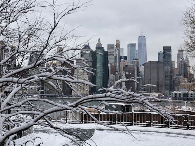 Invierno en Estados Unidos. Foto: AFP.