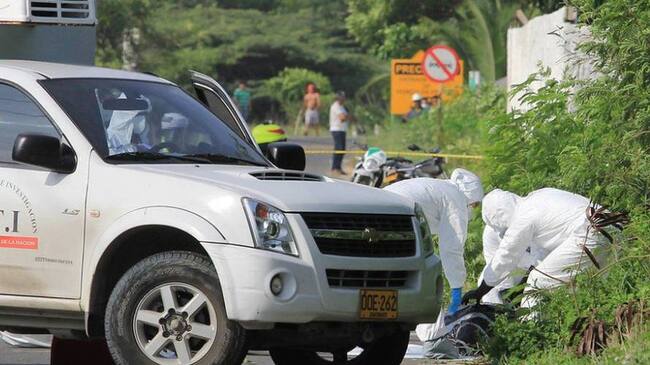 Levantamiento del cuerpo. Crédito: Colprensa.