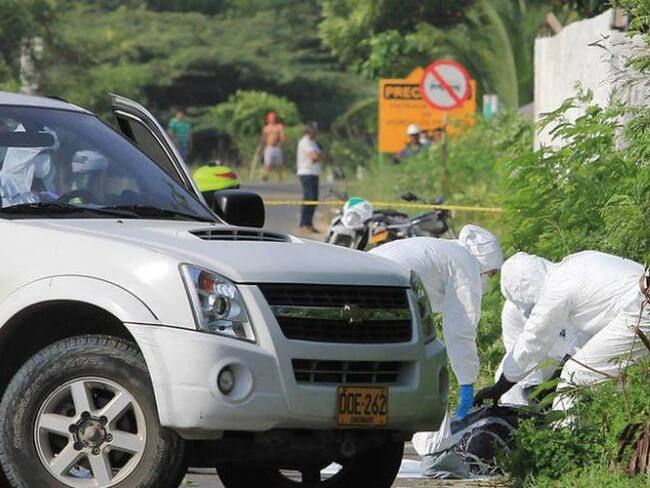 Levantamiento del cuerpo. Crédito: Colprensa.