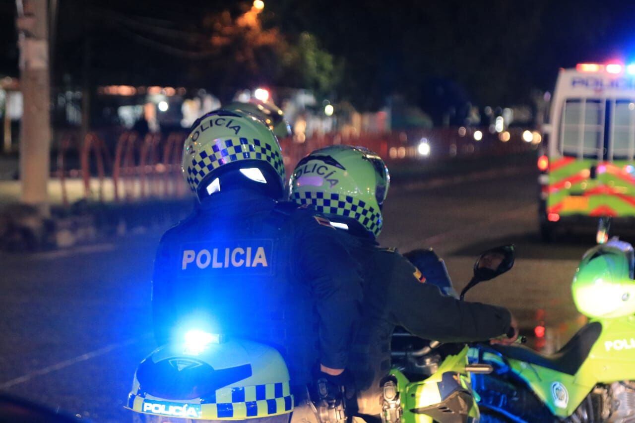 Policías en patrullajes. Foto: Alcaldía Montería (referencia). 