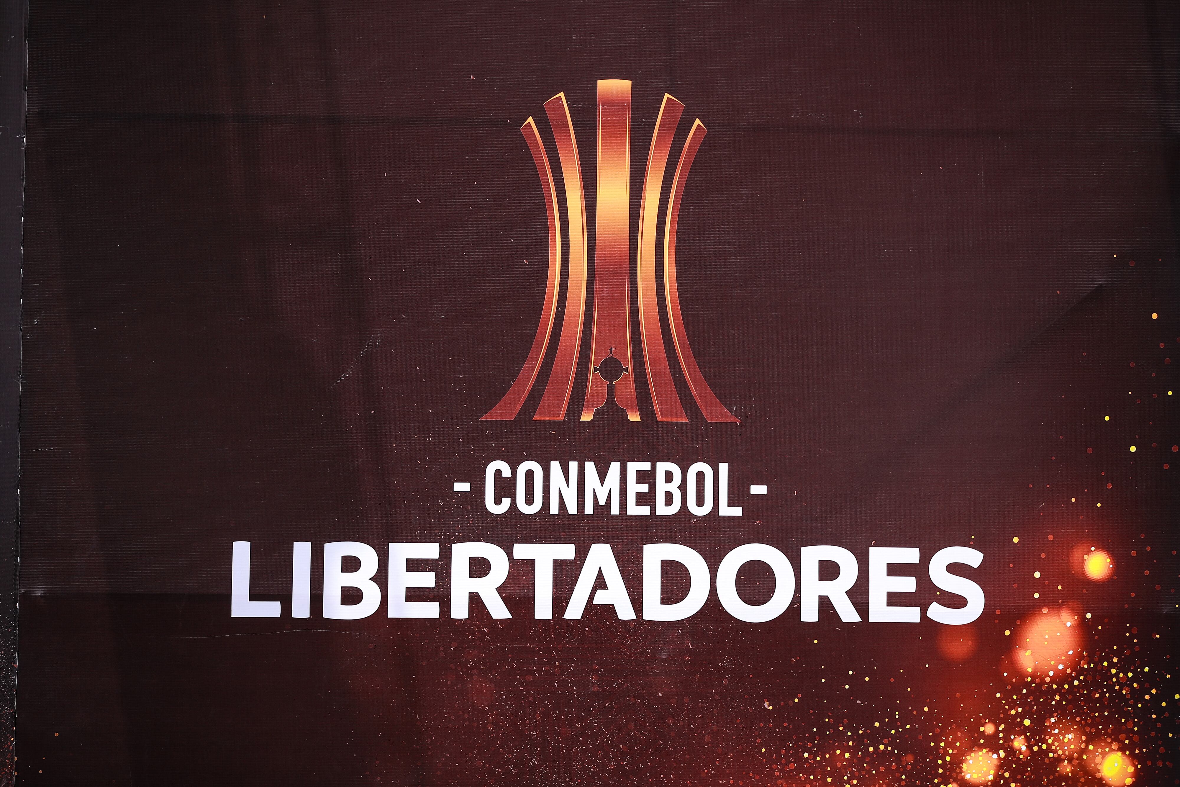 El logotipo de la Copa CONMEBOL Libertadores antes del partido final de la Copa CONMEBOL Libertadores 2019, el 22 de noviembre de 2019 en Lima, Perú. FOTO: Manuel Velásquez/Getty Images