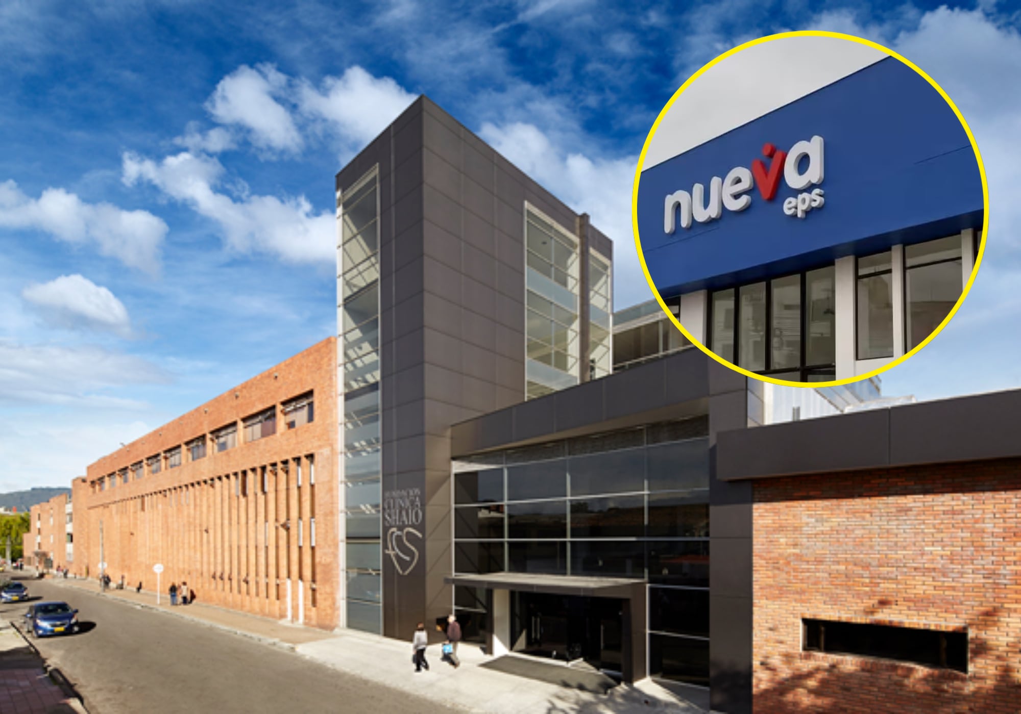 Clínica Shaio. Foto: Redes Sociales - Nueva EPS. Foto: Colprensa