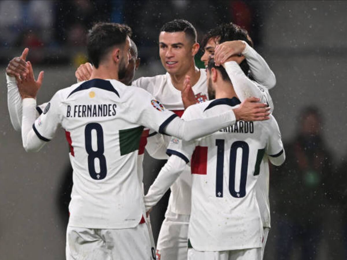Doblete de cristiano en una nueva victoria de Portugal en las eliminatorias a la EURO 2024