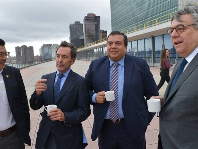 El reconocimiento fue entregado en la sede de Naciones Unidas, ONU, a la delegación enviada desde el Cauca. Foto: Gobernación del Cauca