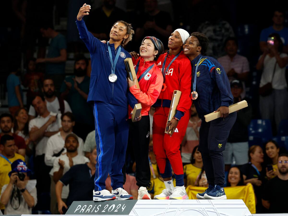 Fotos: así ganó Tatiana Rentería la medalla de bronce en lucha de Juegos Olímpicos 2024