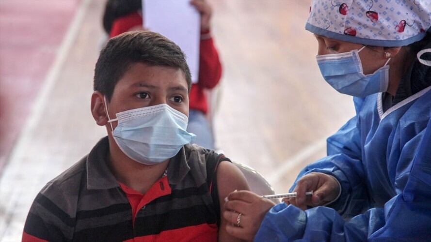 Vacuna de Pfizer/BioNTech es segura para niños entre 5 y 11 años. Foto: (Photo by Xavier Caivinagua/Agencia Press South/Getty Images)