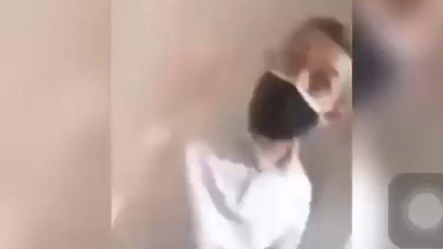 comisario Bucaramanga . Foto: Tomada del video.