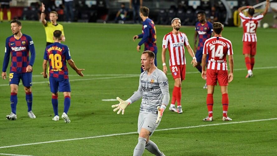 Atlético de Madrid y Barcelona empataron en el Camp Nou. Foto: Getty Images