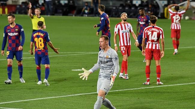 Atlético de Madrid y Barcelona empataron en el Camp Nou. Foto: Getty Images