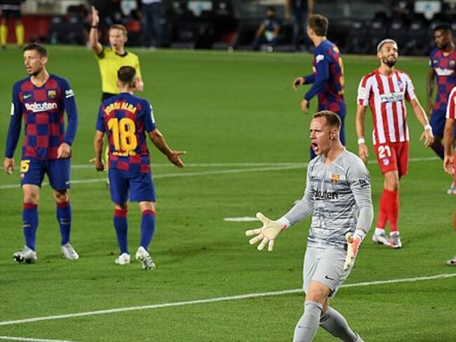 Atlético de Madrid y Barcelona empataron en el Camp Nou. Foto: Getty Images