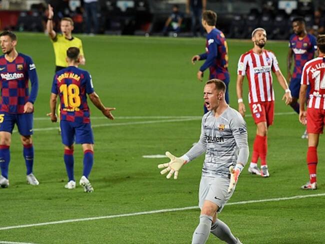 Atlético de Madrid y Barcelona empataron en el Camp Nou. Foto: Getty Images