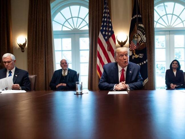 El Congreso estadounidense adoptó este miércoles un plan de ayuda social de unos 100.000 millones de dólares destinado a los trabajadores directamente afectados por las consecuencias del coronavirus. Foto: Getty Images