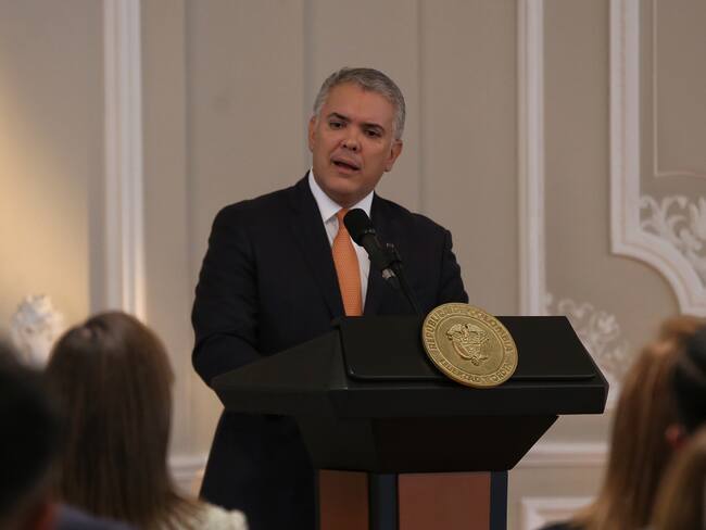 Iván Duque, presidente de Colombia. Foto: Colprensa/Camila Díaz