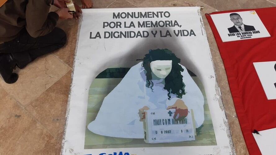 Verdad, justicia, reparación y no repetición es el mensaje de los familiares.. Foto: La W
