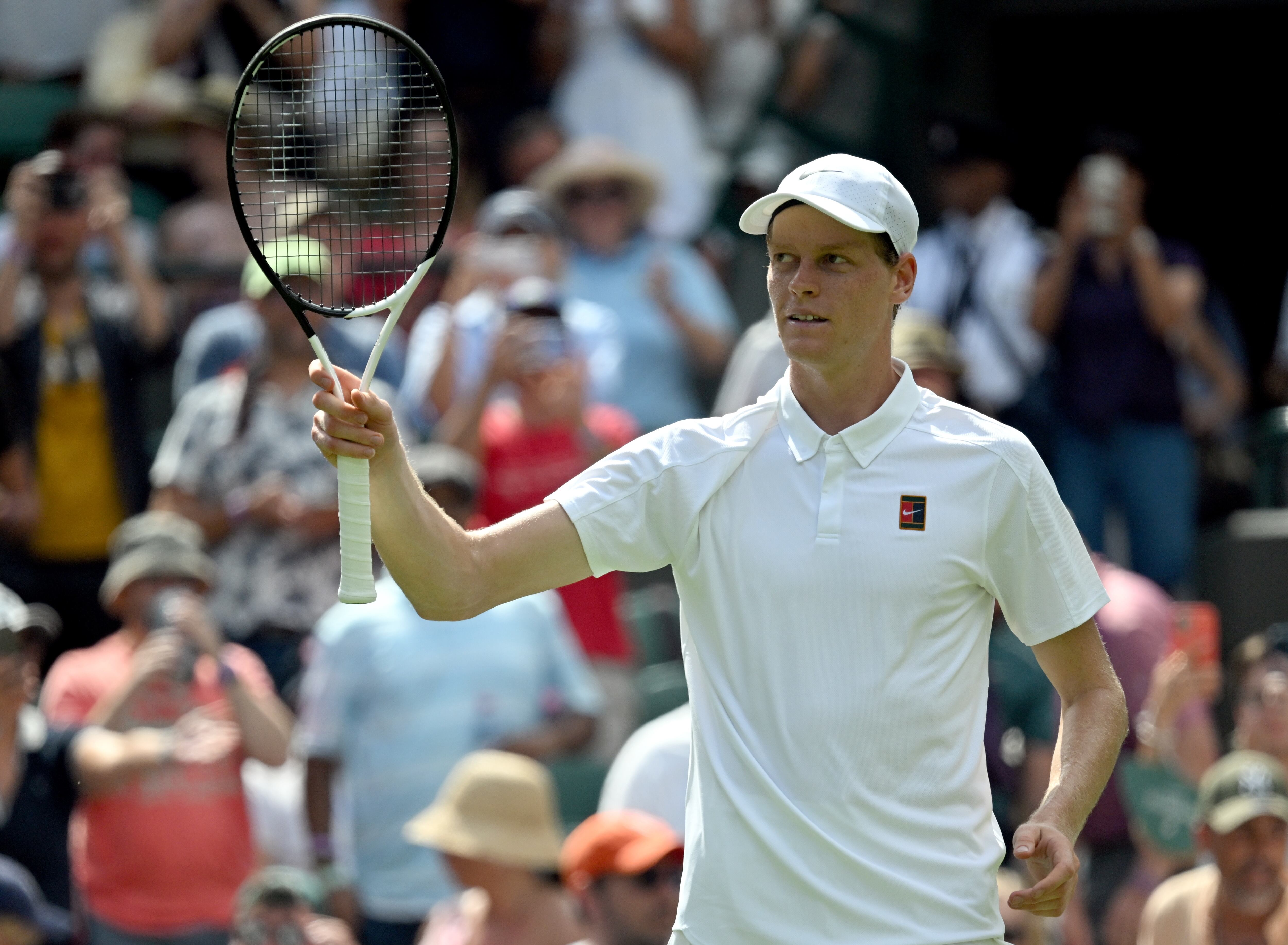 Jannik Sinner. Foto: EFE/EPA/DANIEL HAMBURY.