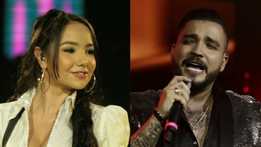 Paola Jara y Jessi Uribe, cantantes de música popular . Foto: COLPRENSA / FOTO ARCHIVO - Colprensa - Sofía Toscano