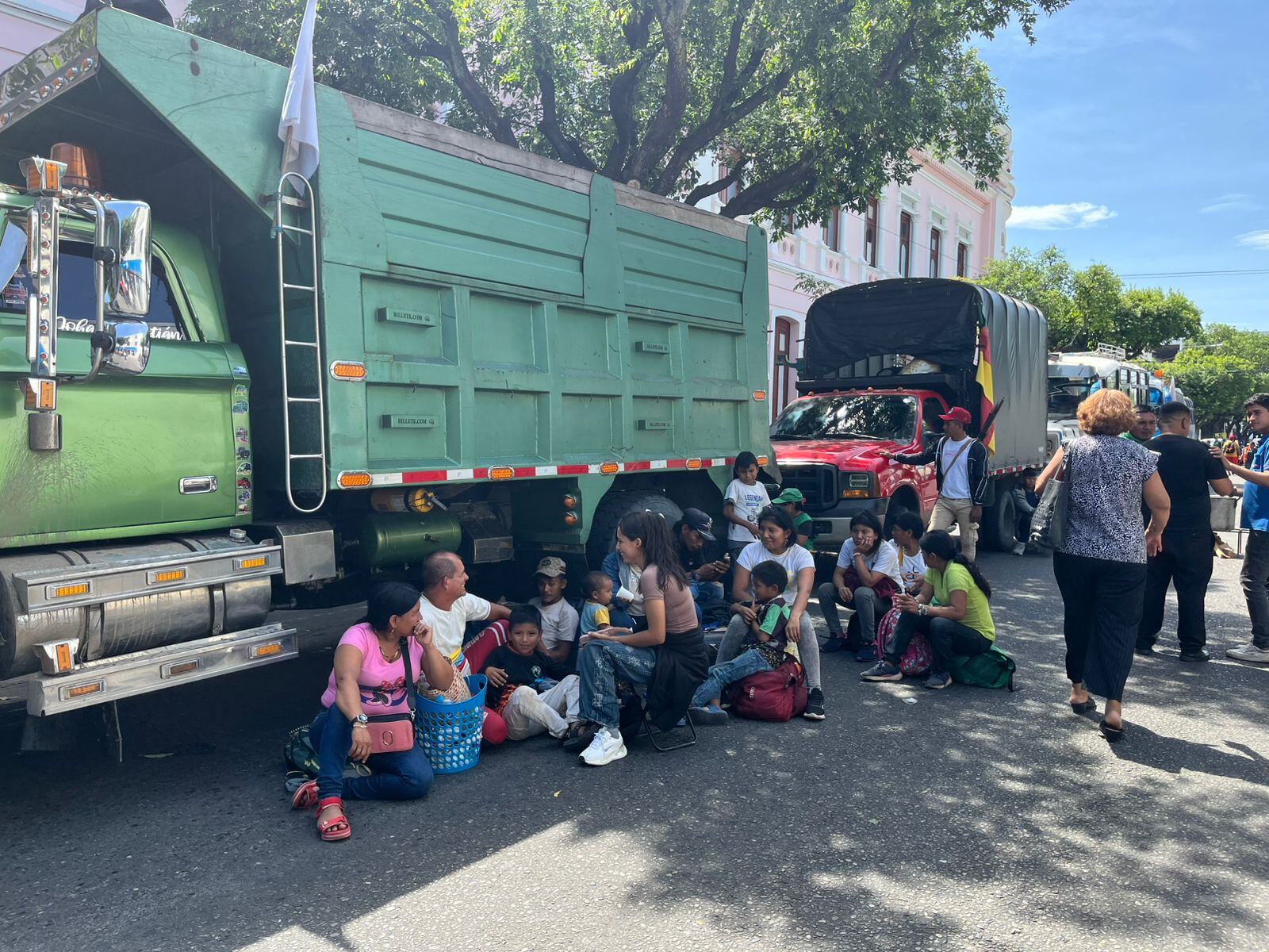 Minga indígena de la comunidad Motilón Barí en Cúcuta. / Foto: Jenny Márquez.