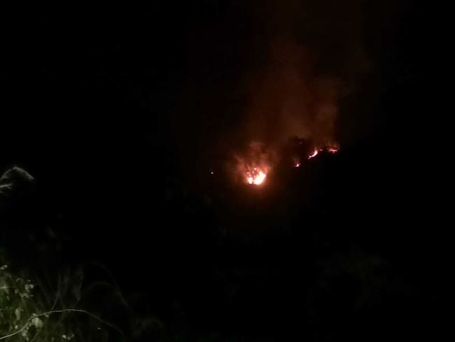 Incendio forestal consume 50 hectáreas en la Sierra Nevada de Santa Marta / FOTO: Anuar María Hernández