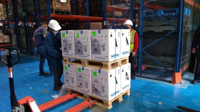 Lote de vacunas Pfizer. Créditos: Colprensa