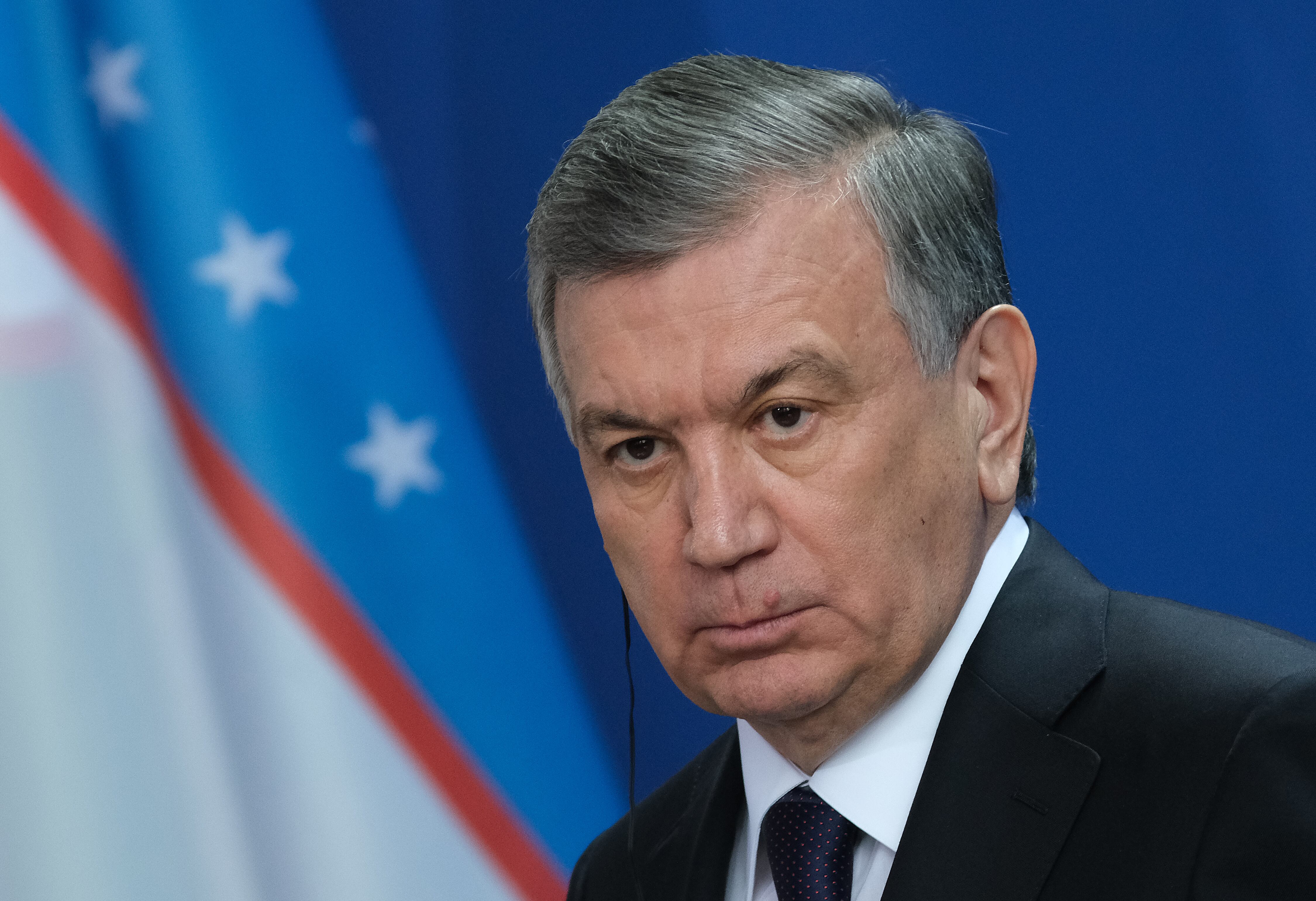 Shavkat Mirziyoyev, presidente de Uzbekistán. Foto Sean Gallup