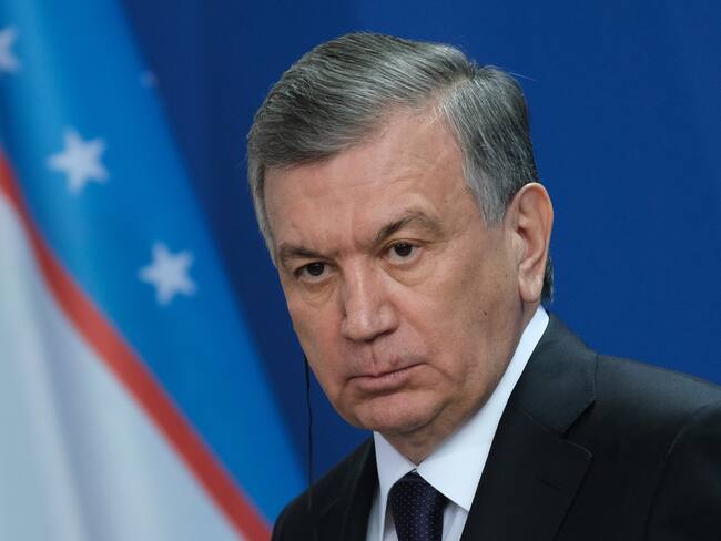 Shavkat Mirziyoyev, presidente de Uzbekistán. Foto Sean Gallup