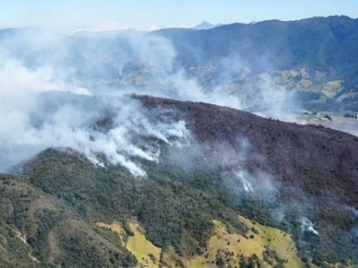 En Pamplona, Norte de Santander, autoridades apagaron el 97% del incendio forestal