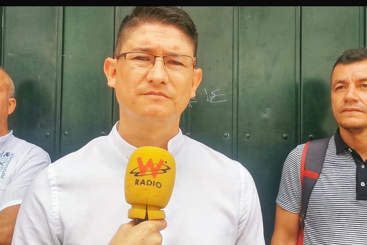 Alcalde de La Vega, Cauca, Óscar Molano. Crédito: W Radio.