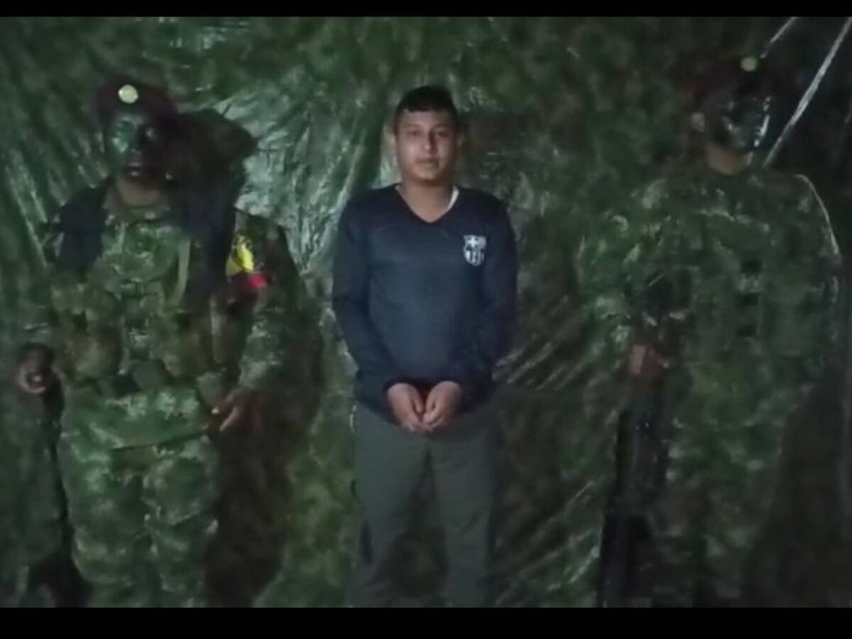 Se conoce prueba de supervivencia de policía secuestrado en Nariño