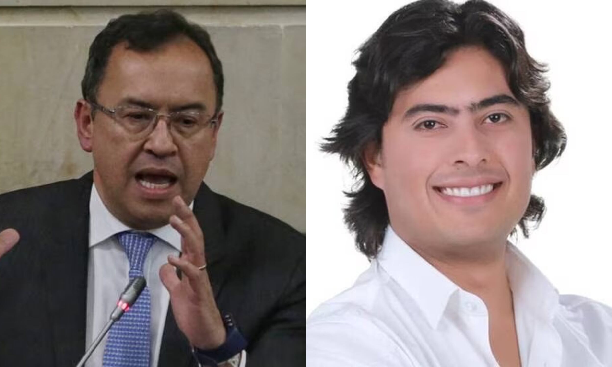 Alfonso Prada y Nicolás Petro. Foto: Colprensa