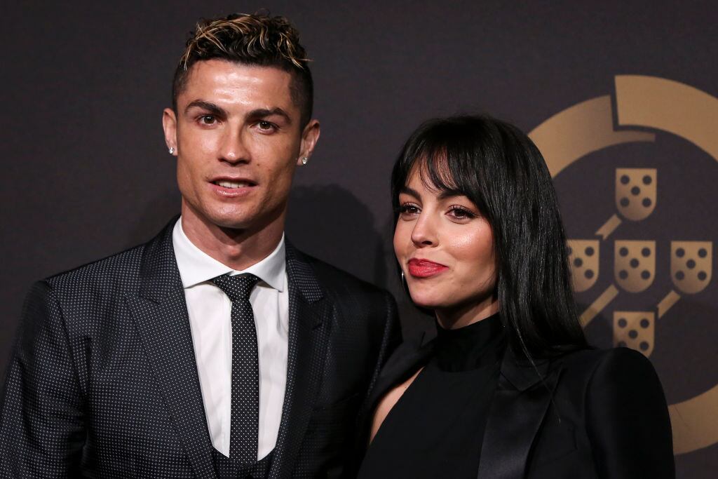 Cristiano Ronaldo y Georgina Rodriguez. Foto: Carlos Costa / NurPhoto via Getty Images