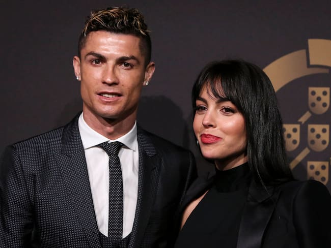Cristiano Ronaldo y Georgina Rodriguez. Foto: Carlos Costa / NurPhoto via Getty Images