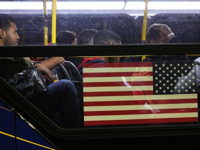 Imagen de referencia de migrantes en Estados Unidos. Foto: Getty Images.
