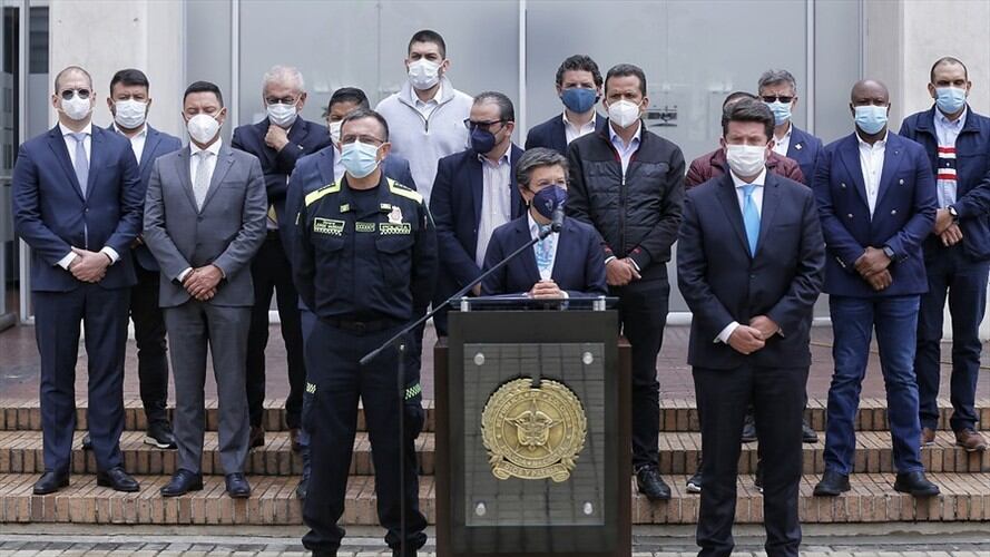 ‘Cumbre de gobernadores, alcaldes y comandantes, por la Seguridad Ciudadana y la Vida'. Foto: Colprensa