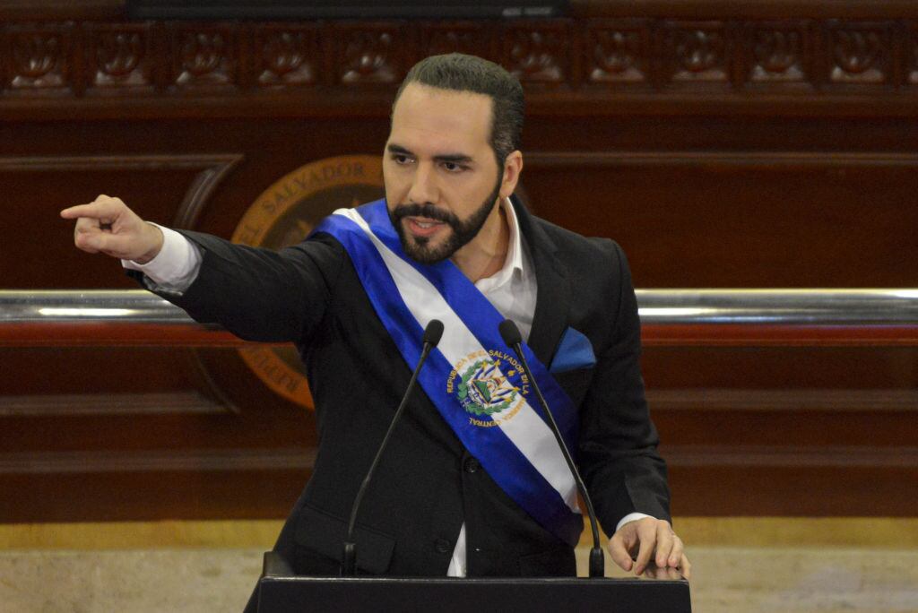 Presidente de El Salvador Nayib Bukele. (Photo by Ulises Rodriguez/APHOTOGRAFIA/Getty Images)