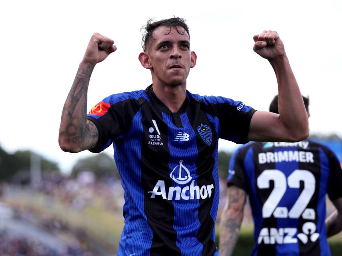 El colombiano Neyder Moreno brilla en el derbi neozelandés de la liga australiana