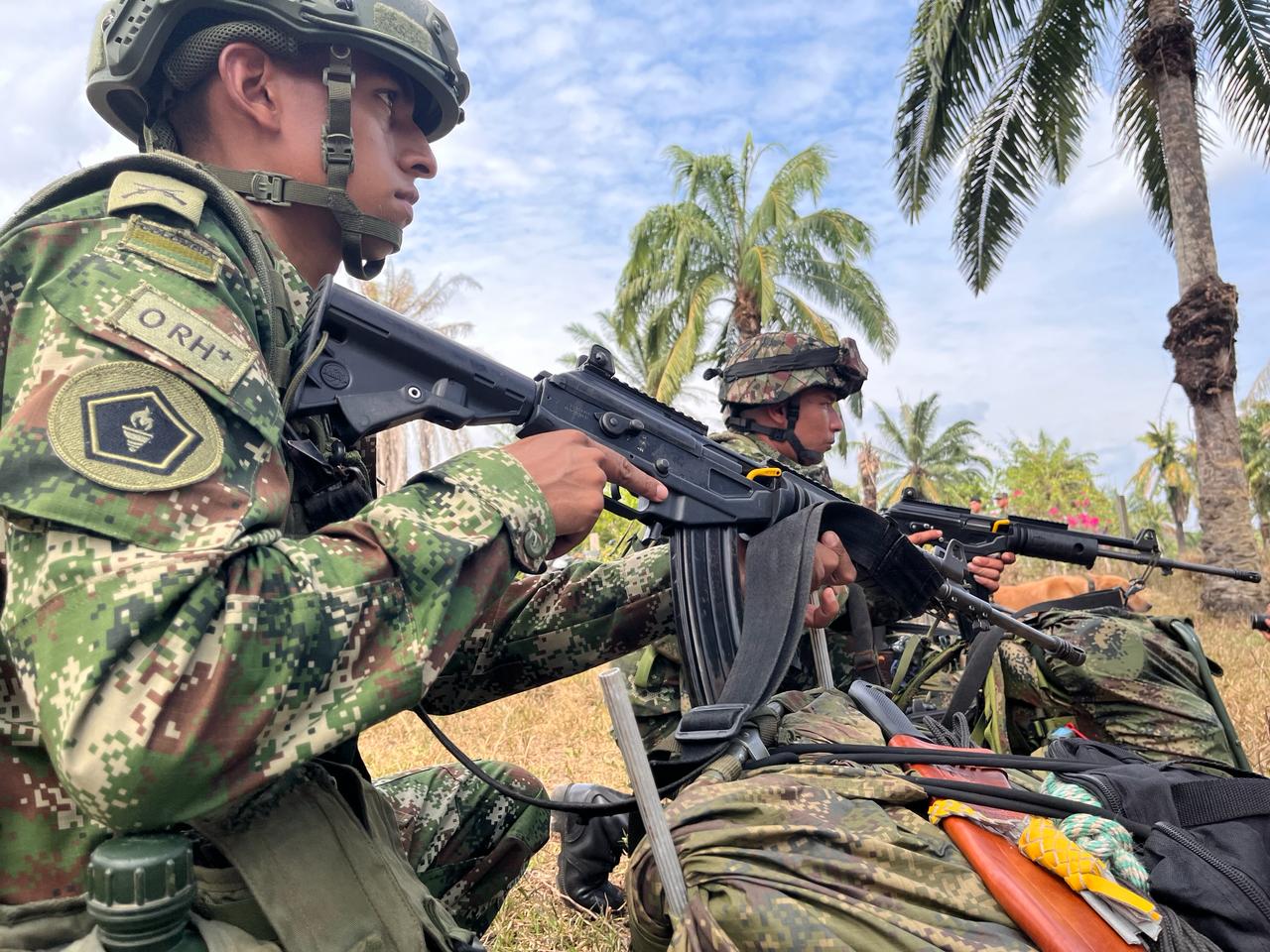Quinta Brigada reforzará seguridad en Puerto Wilches y en el Bajo Rionegro en Santander. Foto: Quinta Brigada