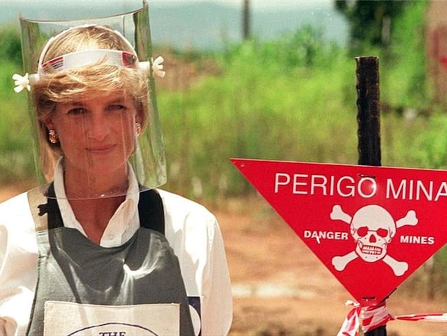 Diana de Gales fue reconocida en el mundo por su pasión por el activismo social . Foto: Getty Images/Anwar Hussein Collection