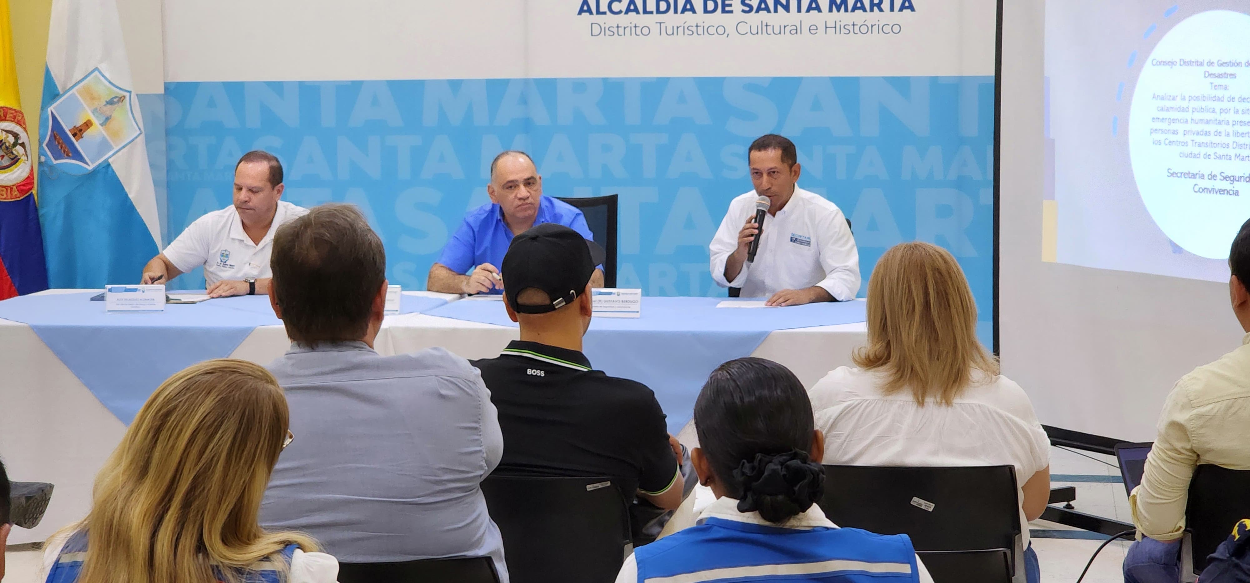 Calamidad pública en centros transitorios/ Alcaldía de Santa Marta