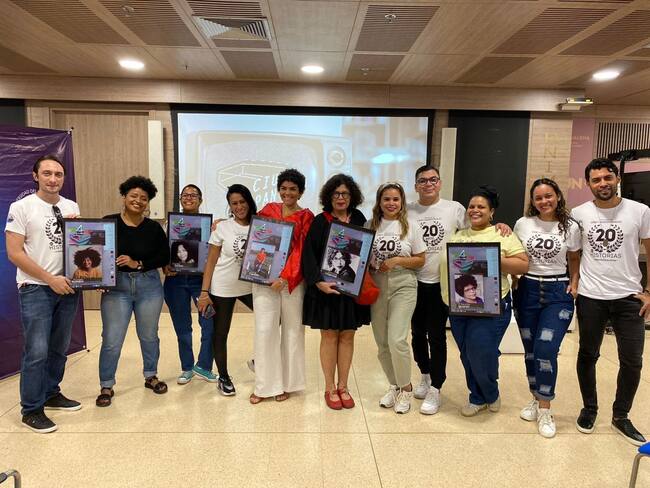 Equipo de trabajo y protagonistas de Ciudad Pantalla./ Universidad del Magdalena