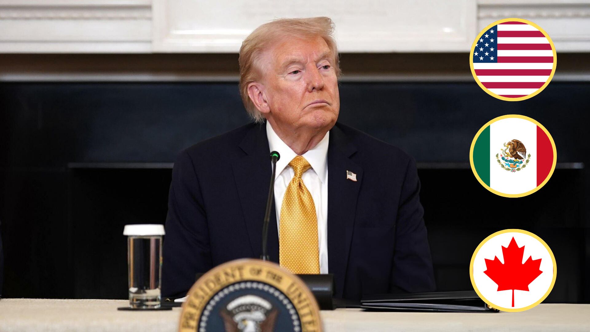 El presidente estadounidense Donald Trump en la Casa Blanca en Washington D. C., el jueves 23 de octubre de 2025. FOTO: Will Oliver/Getty Images