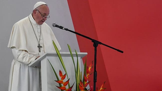 El papa pide perdonar, pero también saber la verdad del conflicto en Colombia. Foto: Colprensa