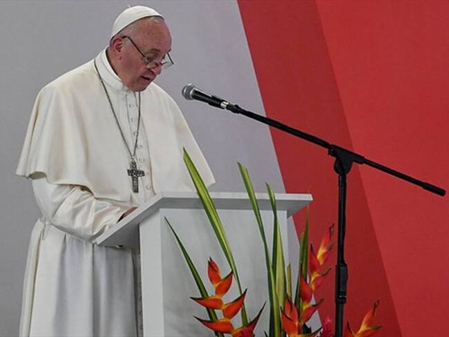 El papa pide perdonar, pero también saber la verdad del conflicto en Colombia. Foto: Colprensa