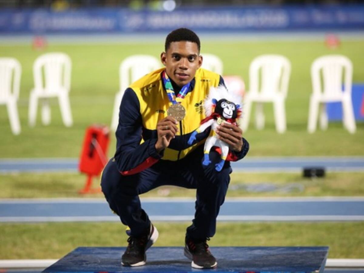 Bernardo Baloyes se cuelga otro Oro en el atletismo para Colombia
