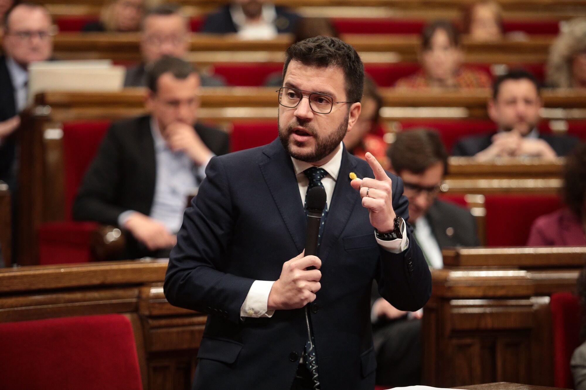 Pere Aragonès. (Photo By Kike Rincon/Europa Press via Getty Images)