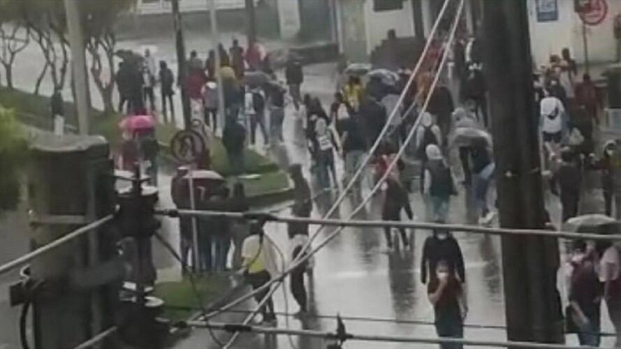 Avenida Santander de Manizales. Foto: Tomada de redes sociales.