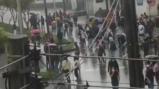 Avenida Santander de Manizales. Foto: Tomada de redes sociales.