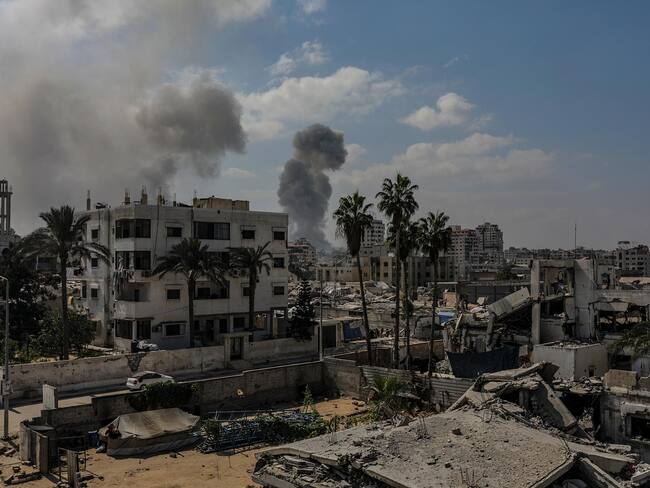 Al menos 41 personas murieron en los últimos ataques de Israel contra Gaza. EFE/EPA/MOHAMMED SABER