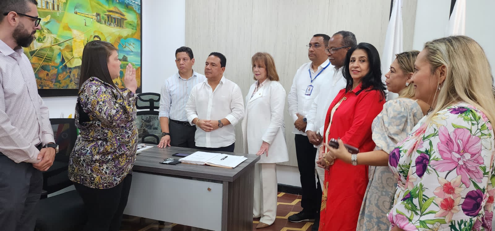 Posesionan a jueces del circuito judicial de Puerto Colombia. Foto: Suiministrada.