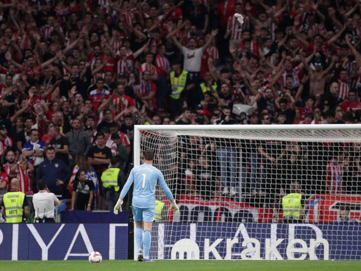 Comisión Antiviolencia propuso fuerte multa para el Atlético por hechos contra Courtois