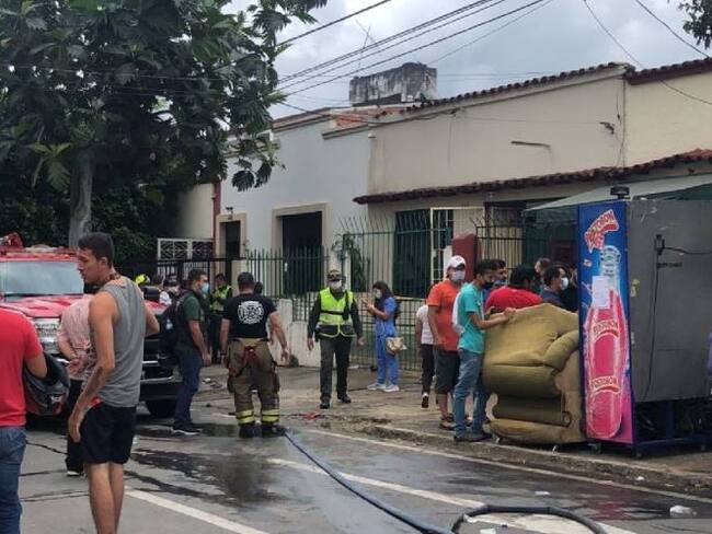Incendio /bomberos Bucaramanga